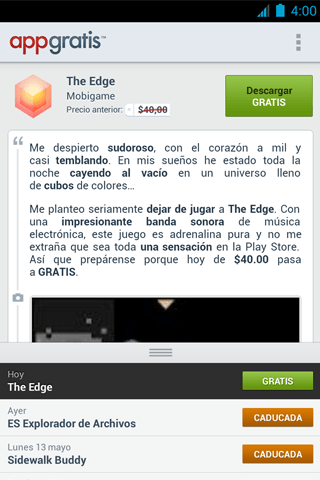 AppGratis: Cada día una app gratis para tu Android