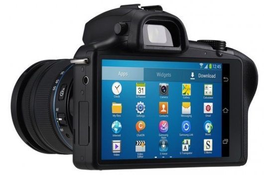 Samsung Galaxy NX con Android y objetivos intercambiables