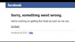 Facebook sufrió una caída mundial