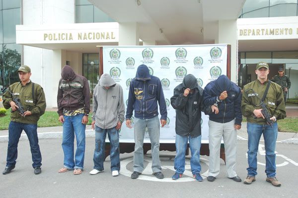 Cayó en Colombia red de ladrones de celulares con enlaces en Ecuador y Perú