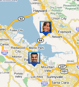 google latitude mapa