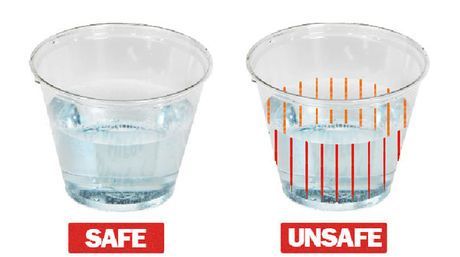 Vasos que alertan la presencia de drogas