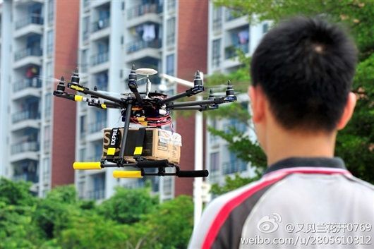 En China las empresas de mensajería usarán drones para llevarte los envíos a domicilio