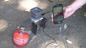 Inventan cargador portátil a base de fuego