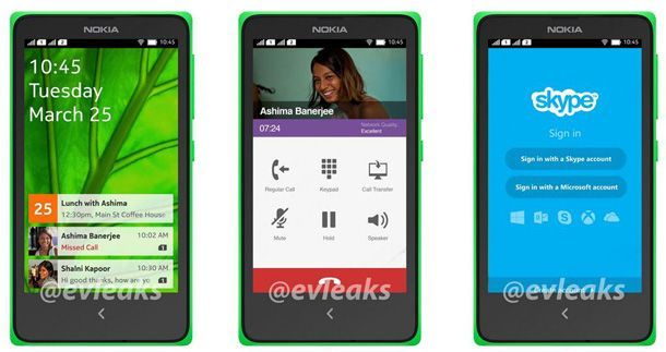 Filtradas imágenes de la interfaz de Normandy, el 'smartphone' Android de Nokia