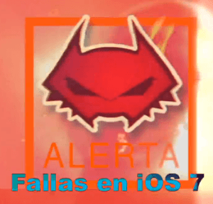 Fallas en iOS7