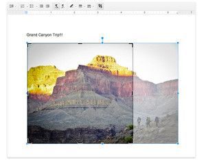 Con Google Docs ya  podemos recortar, girar y añadir bordes a las imágenes