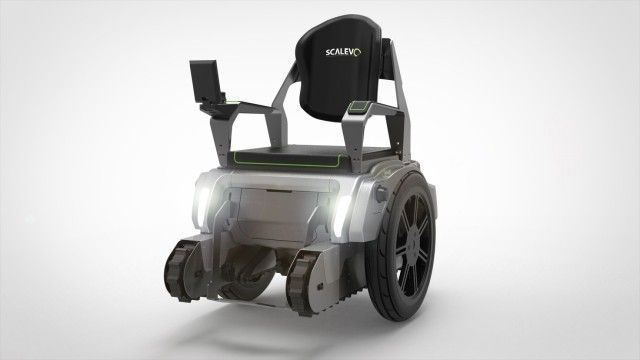 Innovadora silla de ruedas que sube y baja escaleras