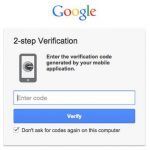 Google activará automáticamente la autenticación de dos factores en todas las cuentas aptas