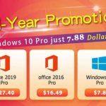 Promoción de mitad de año: Windows 10 Pro a $7.88 y Office 2019 Pro a $27.40