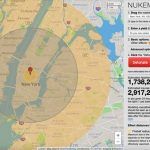 Nukemap: simulador de explosión nuclear