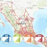 Mapa actual de cobertura móvil en México con Movistar, AT&T / Unefon, Altan Redes y Telcel Mobile