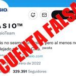 Cuentas falsas en Twitter de CASIO: claramente un peligro, que no te salpique