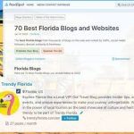 Trendy Florida reconocido por Feedspot entre los mejores blogs y websites de Florida