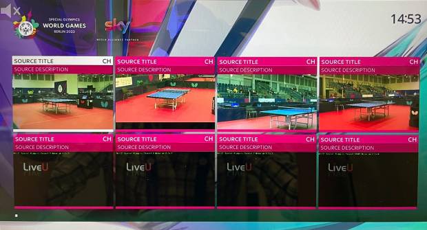 Sky Deutschland y LiveU prueban concepto de producción en la nube y multicámara 5G en los Juegos Mundiales de Olimpiadas Especiales