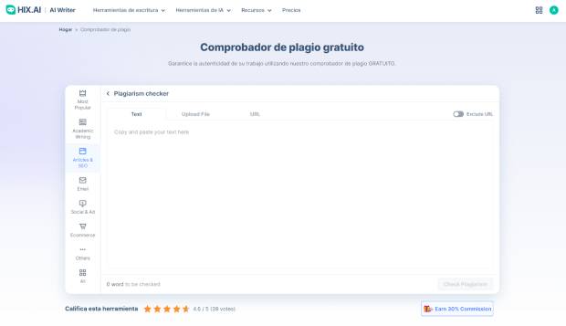 Guía completa sobre cómo utilizar el comprobador de plagio gratuito de HIX.AI para evitar contenido duplicado