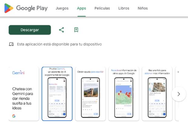 Google Gemini AI: la app llega a teléfonos en Reino Unido y Europa