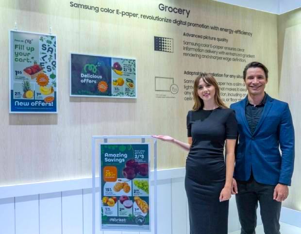Samsung Color E-Paper: papel digital a color de consumo ultrabajo, ultradelgado y ultraligero
