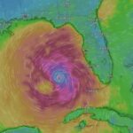 Huracán Milton impacta con fuerza el Caribe rumbo a Florida