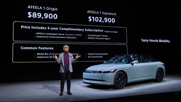 Primer auto eléctrico de Sony Honda Mobility ya se puede reservar por 200 dólares