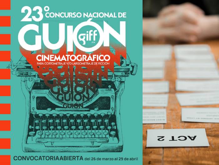 Abren convocatoria del 23° Concurso Nacional de Guion Cinematográfico del GIFF