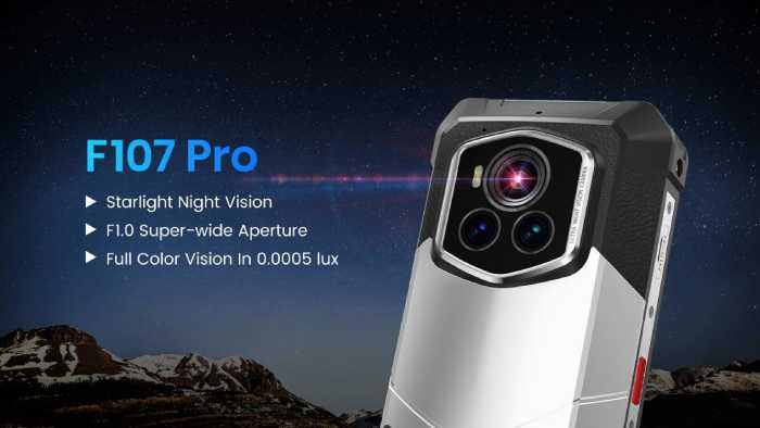 FOSSiBOT F107 Pro: ¡Primer teléfono resistente del mundo con Starlight Night