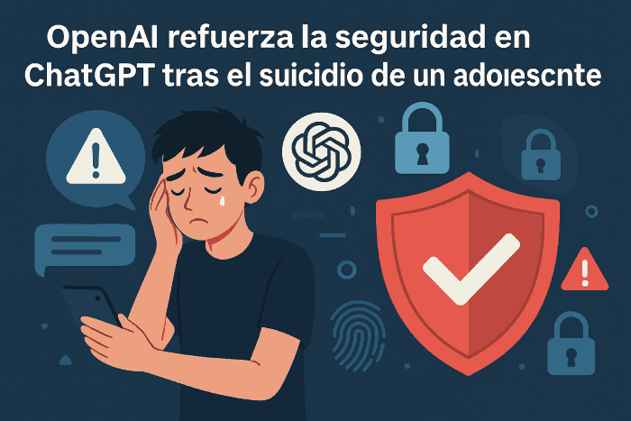 OpenAI refuerza la seguridad en ChatGPT tras el suicidio de un adolescente