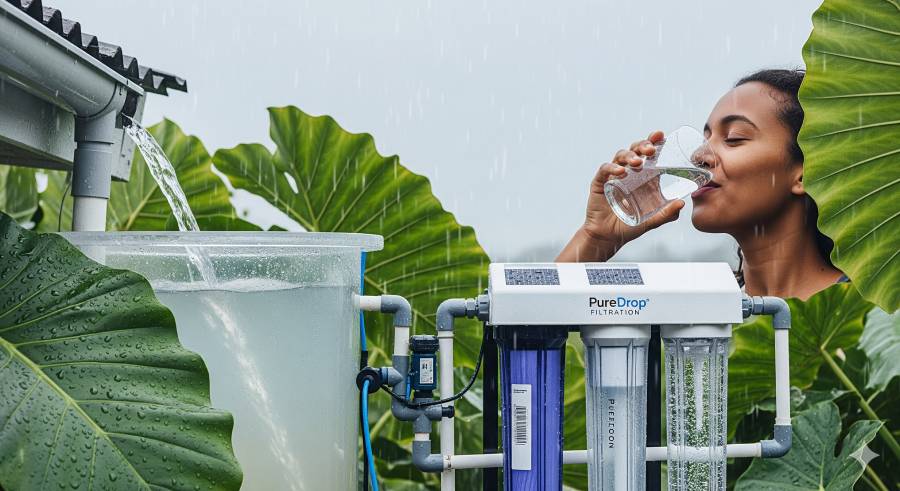 Del cielo al vaso: cómo el agua de lluvia puede aliviar la crisis mundial de agua potable