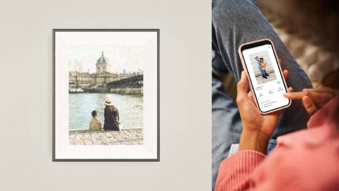 Aura Ink: marco digital con tinta electrónica a color que rompe los cables