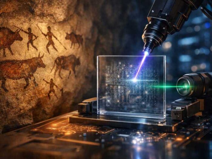 De las cavernas al vidrio: Microsoft desarrolla almacenamiento de datos que puede durar 10.000 años