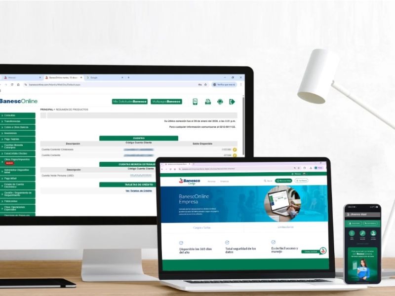 Banesco aumenta los límites de transferencias y PagoMóvil en sus canales digitales