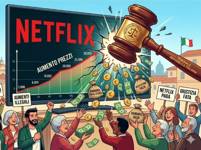 Golpe a Netflix en Italia: justicia declara ilegales sus subidas de precio y obliga a devolver dinero a usuarios