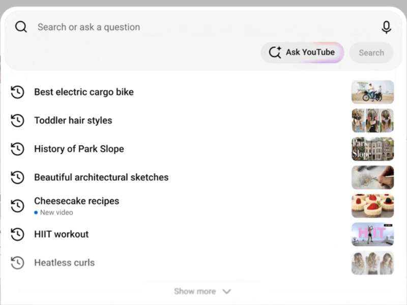 YouTube se transforma con IA: “Ask YouTube” cambia la forma de buscar videos y Google acelera la automatización creativa