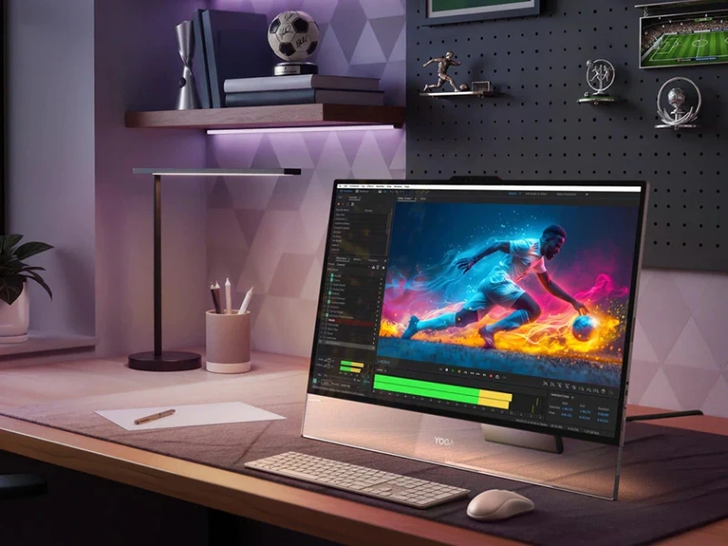 Lenovo desafía al iMac y al Mac mini: Yoga AIO i Gen 11 Aura Edition y Yoga Mini i Gen 11 ya están a la venta con diseño “muy familiar”