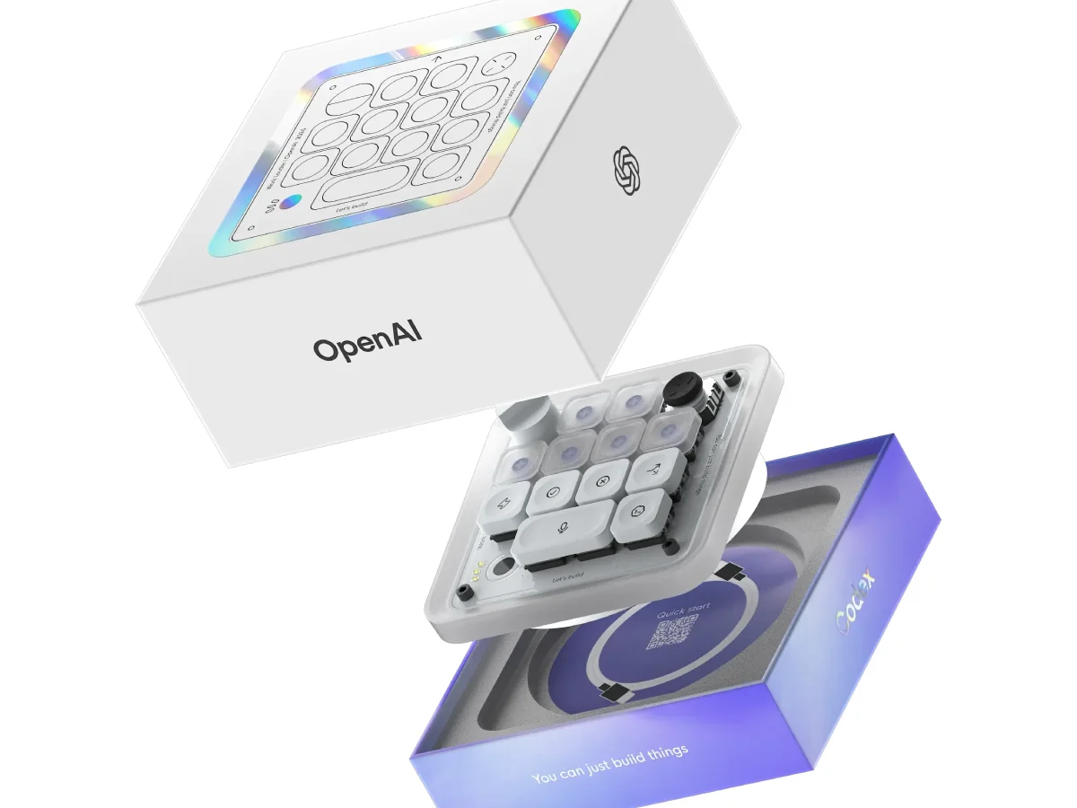 OpenAI lanza Codex Micro: primer teclado para controlar agentes de inteligencia artificial