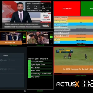 Actus X llega a IBC2026 con monitoreo broadcast basado en IA y conexión con LiveU